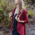 Gilet Alpaga Cayambe Rouge
