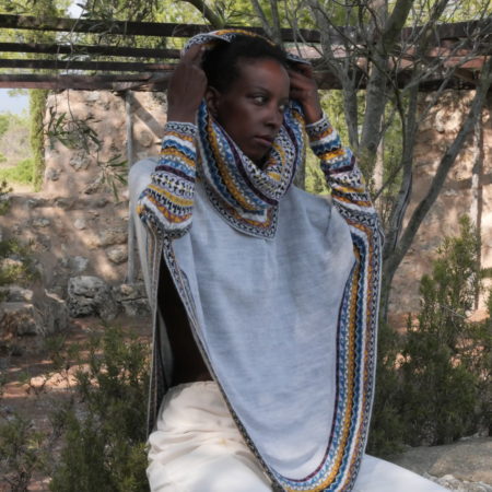 Poncho Laine Alpaga Leoni